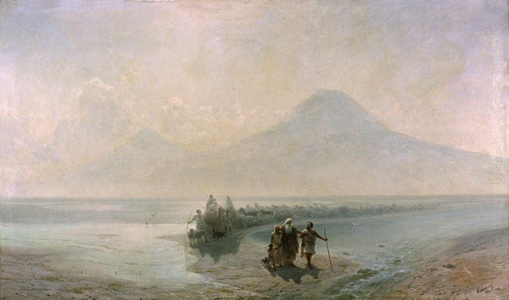 И. Айвазовский, Сошествие Ноя с горы Арарат, 1889 г.